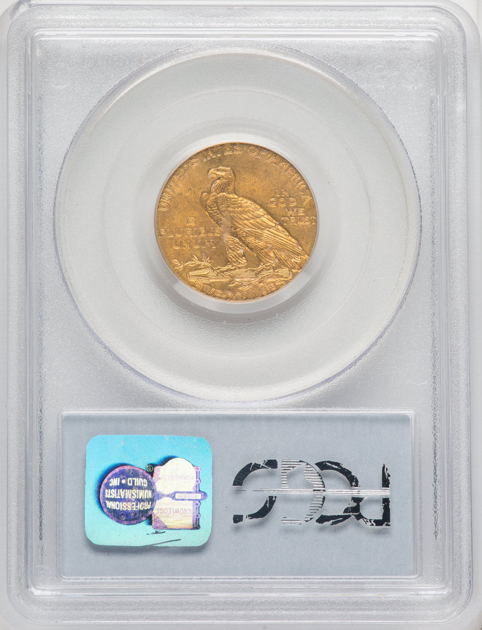 1913 $5 Indian Half Eagle PCGS MS62