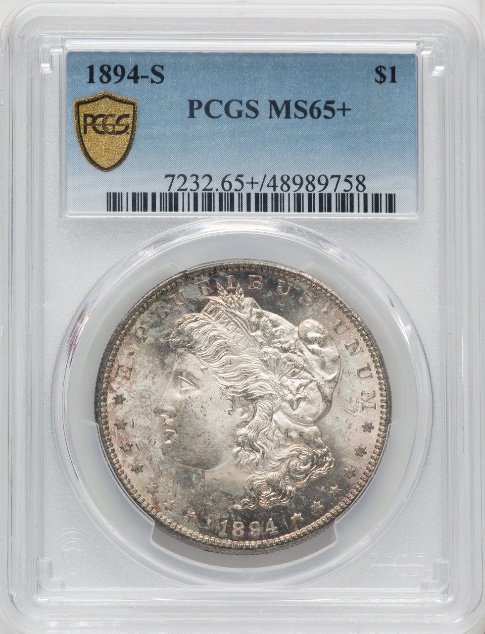 1894-S $1 Morgan Dollar PCGS MS65+