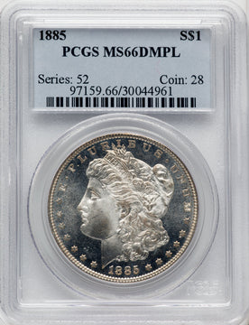 1885 $1 Morgan DMPL Morgan Dollar PCGS MS66