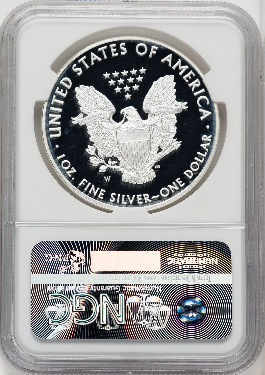 2016-W Silver Eagle 30th Anniversary NGC PF70