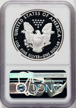 2017-W $1 Silver Eagle First Day of Issue Mike Castle NGC PF70