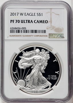 2017-W Silver Eagle NGC PF70