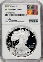 2018-W Silver Eagle NGC PF70