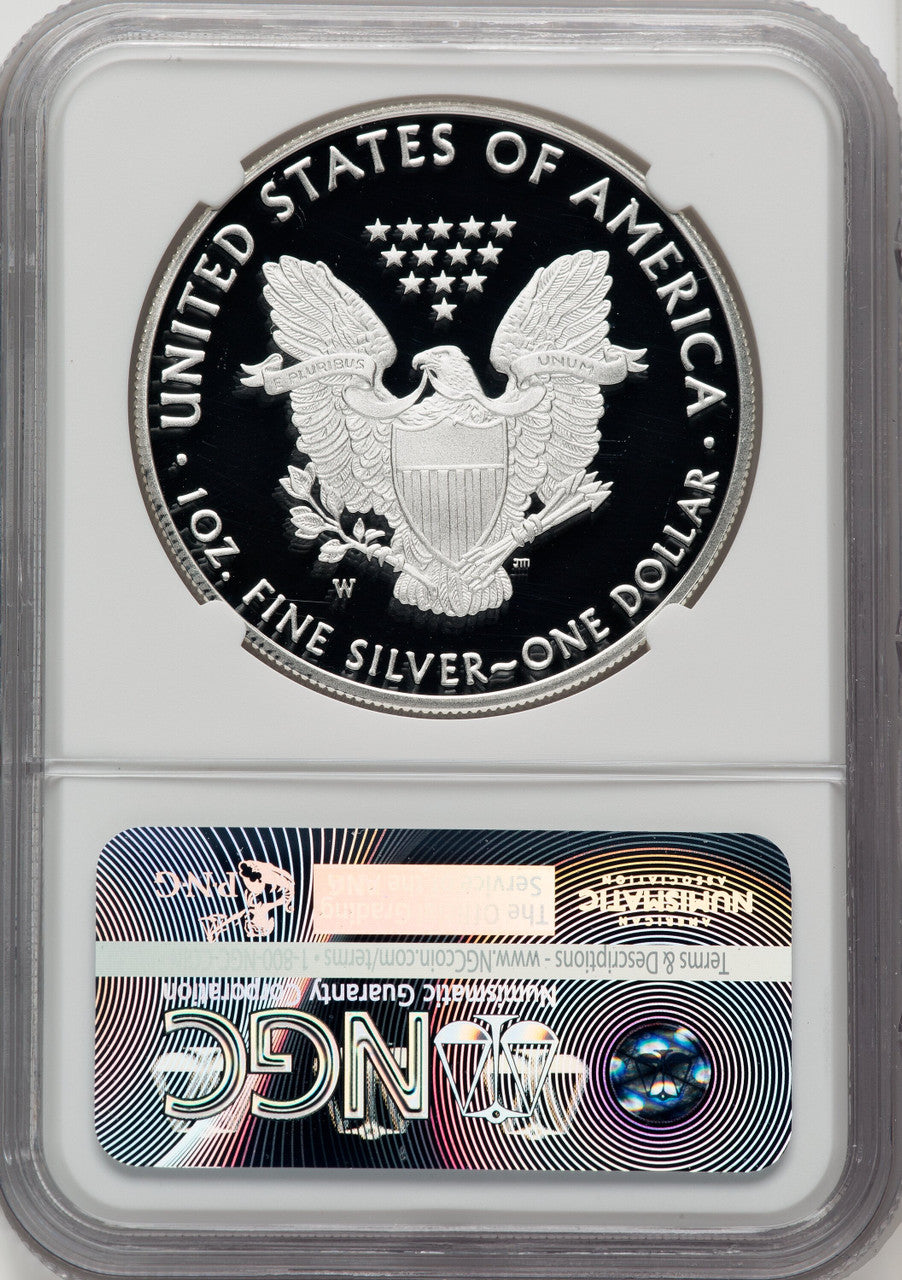 2018-W Silver Eagle NGC PF70