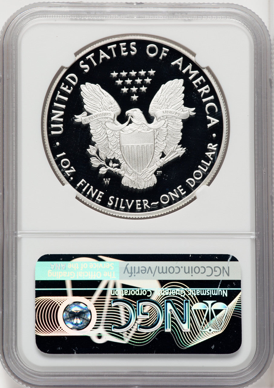 2020-W Silver Eagle PRDC NGC PF70 Ed Moy