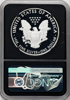 2020-W S$1 Silver Eagle NGC PF70 Ed Moy Signed