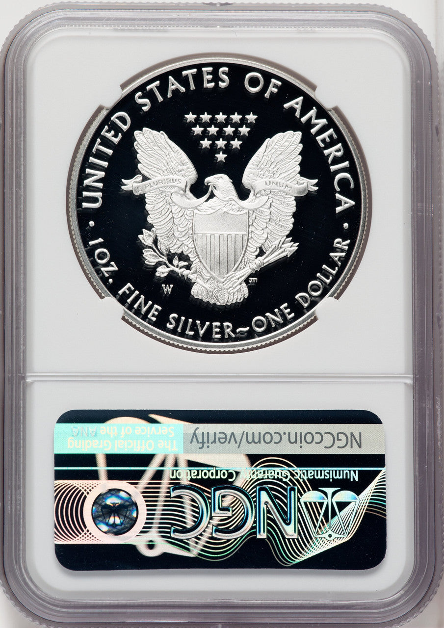 2020-W S$1 Silver Eagle PRDC Mike Castle NGC PF70