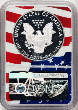 2019-W S$1 Silver Eagle NGC PF70