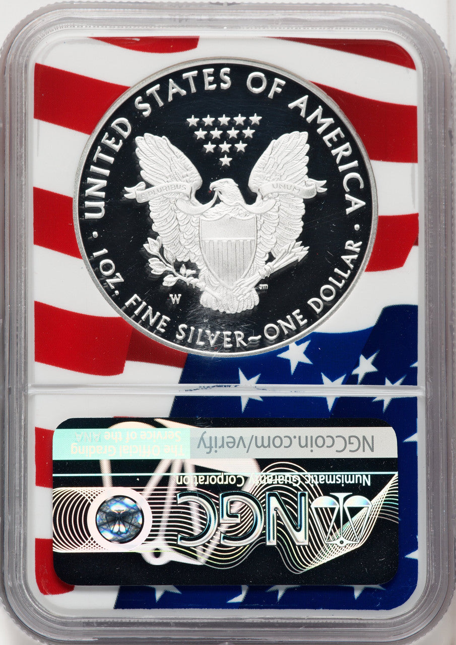 2019-W S$1 Silver Eagle NGC PF70