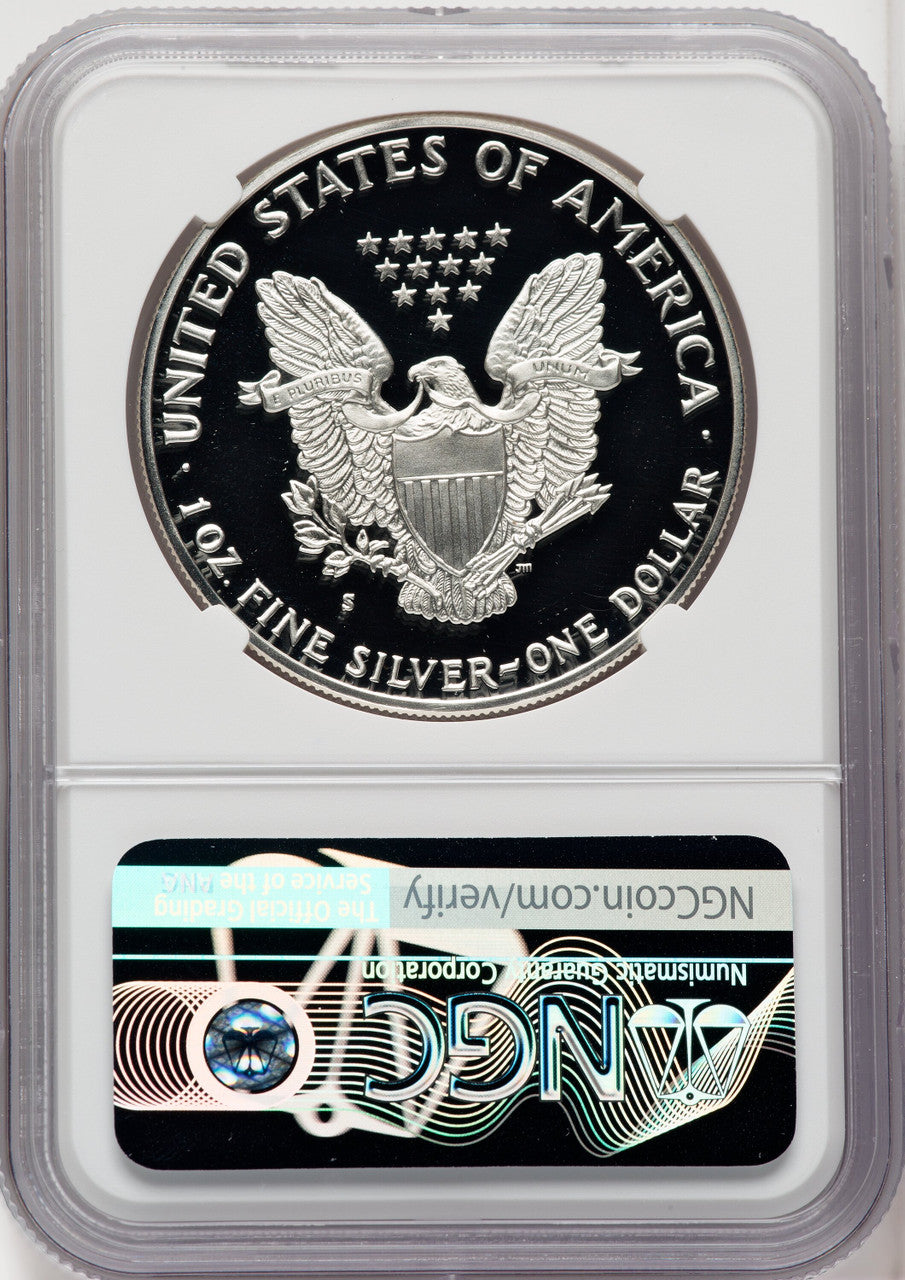 1988-S S$1 Silver Eagle Mike Castle NGC PF70