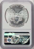1986 S$1 Silver Eagle NGC MS70 David Ryder