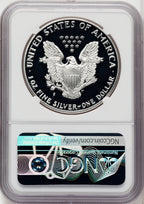 1988-S S$1 Silver Eagle Brown Label NGC PF70