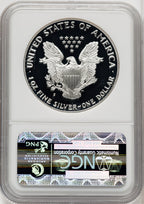 1990-S S$1 Silver Eagle Brown Label NGC PF70