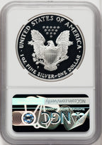 1994-P S$1 Silver Eagle Brown Label NGC PF70