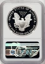 1996-P S$1 Silver Eagle Mike Castle NGC PF70