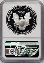 1996-P S$1 Silver Eagle Brown Label NGC PF70