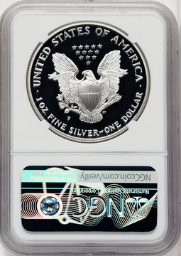 1999-P S$1 Silver Eagle Mike Castle NGC PF70