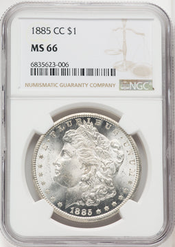 1885-CC $1 Morgan Dollar NGC MS66 (766023005)