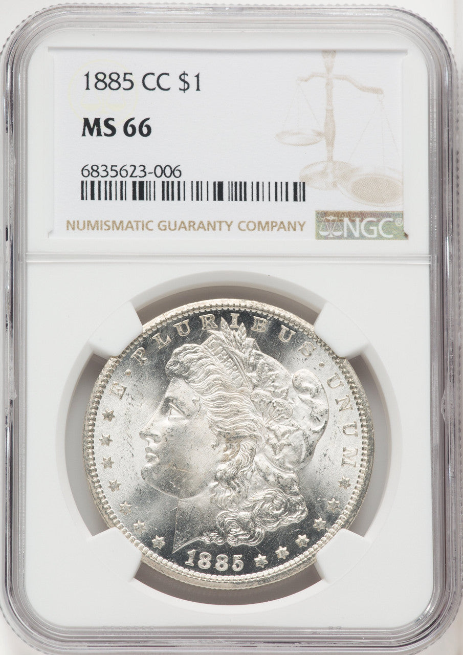 1885-CC $1 Morgan Dollar NGC MS66 (766023005)