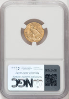 1914 $2.50 Indian Quarter Eagle NGC MS63