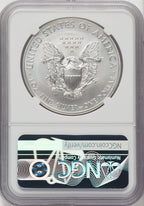 2014-W S$1 Silver Eagle Burnished Mike Castle NGC MS70