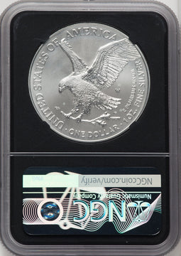 2022-W Silver Eagle Burnished FDI NGC MS70 David Ryder