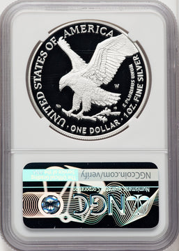 2022-W S$1 Silver Eagle PRDC NGC PF70