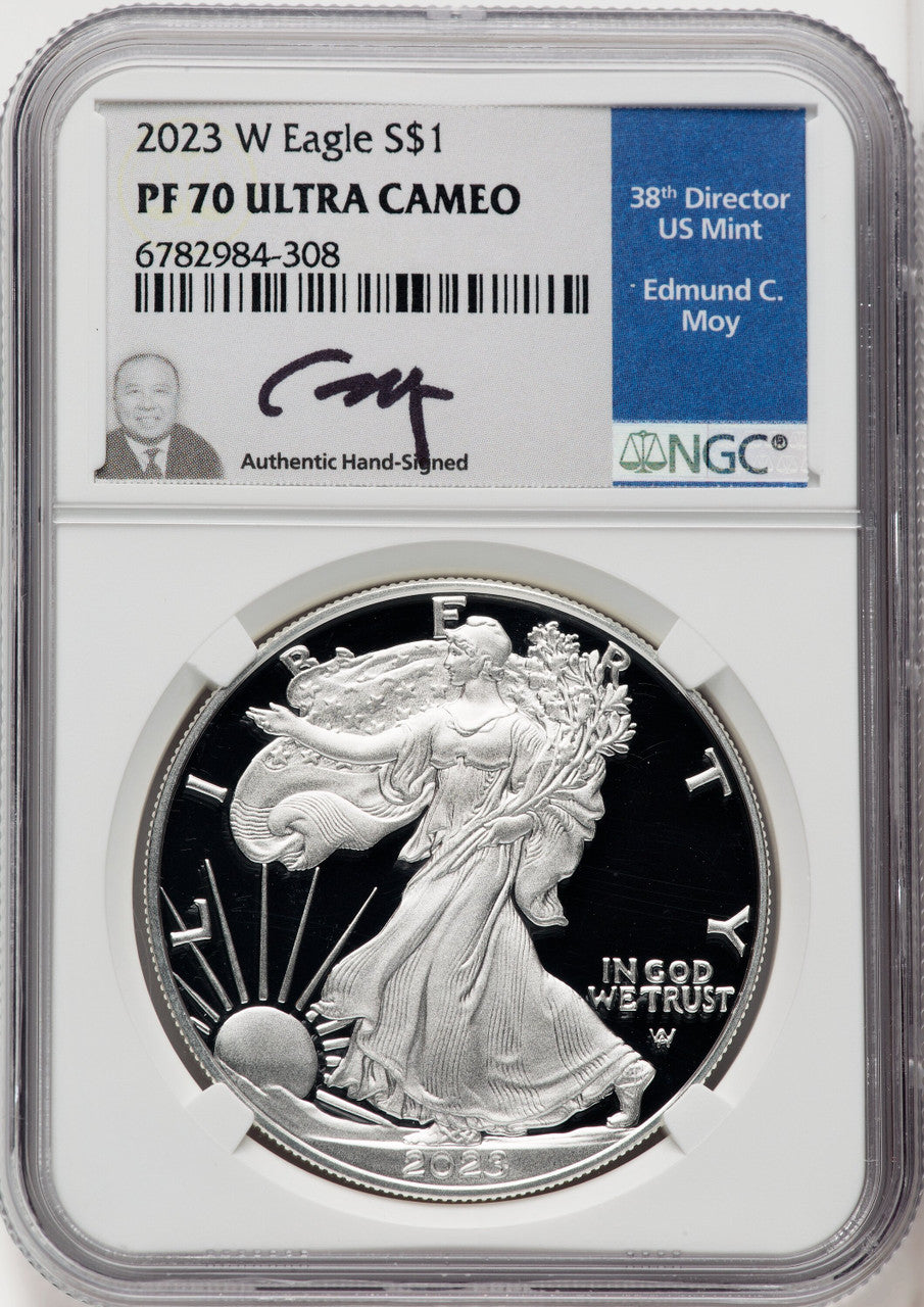 2023-W American Silver Eagle NGC PF70 Ed Moy