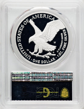 2022-W S$1 Silver Eagle FDI PRDC PCGS PR70 (765346292)