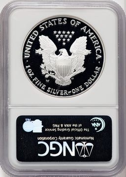 2006-W S$1 Silver Eagle Brown Label NGC PF70