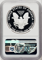 2008-W S$1 Silver Eagle First Strike Mike Castle NGC PF70