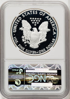 2010-W S$1 Silver Eagle NGC PF70