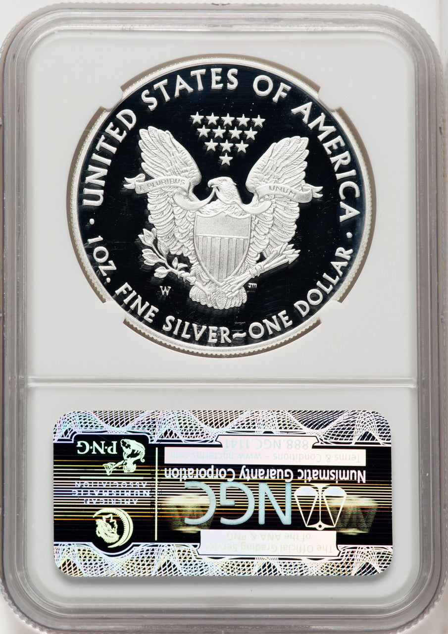 2010-W S$1 Silver Eagle NGC PF70