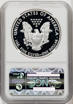2012-W S$1 Silver Eagle Brown Label NGC PF70