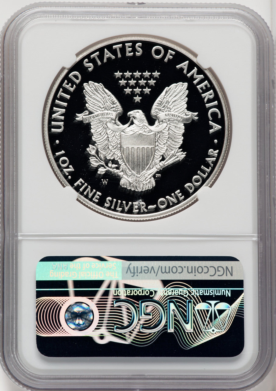 2012-W S$1 Silver Eagle Mike Castle NGC PF70