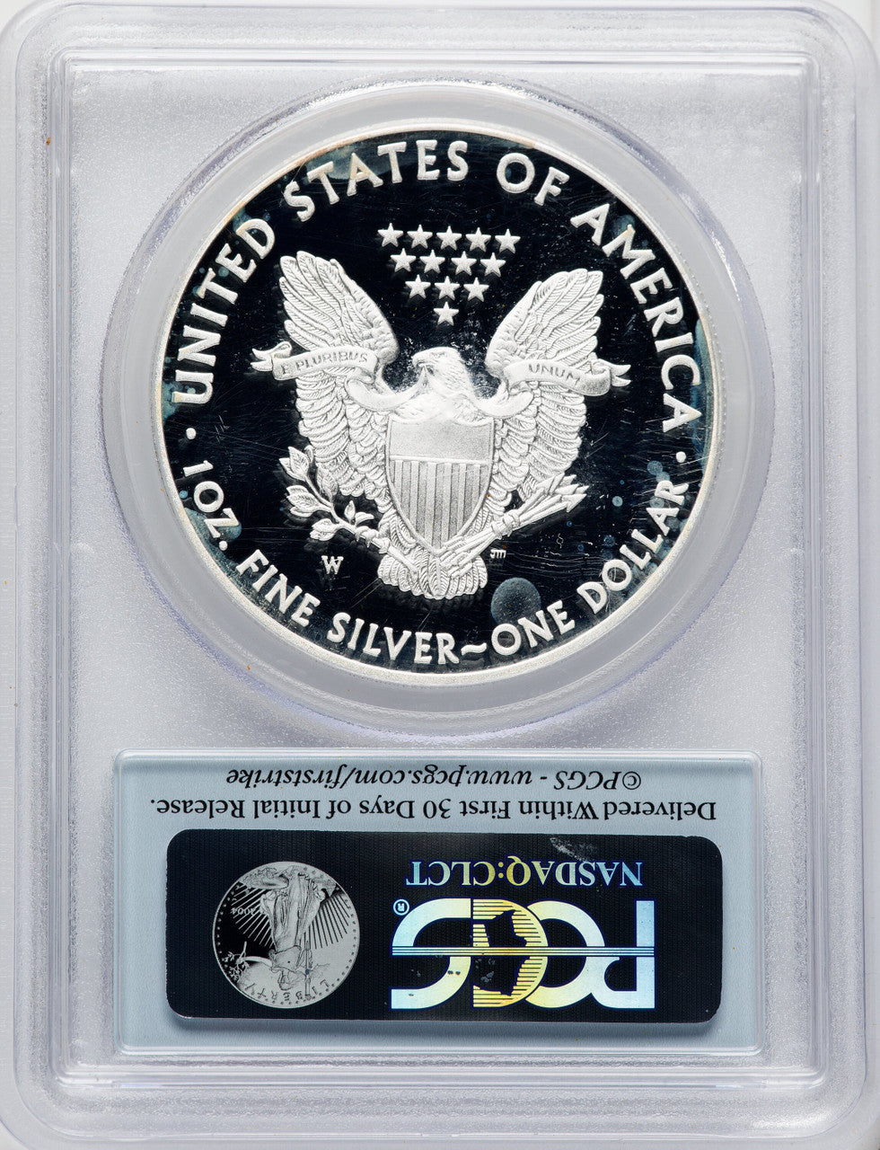2014-W S$1 Silver Eagle First Strike PCGS PR70