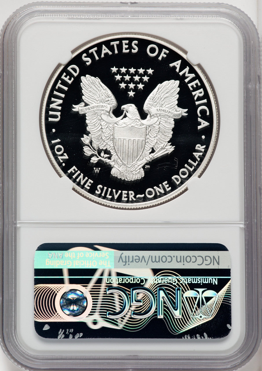 2014-W S$1 Silver Eagle Mike Castle NGC PF70