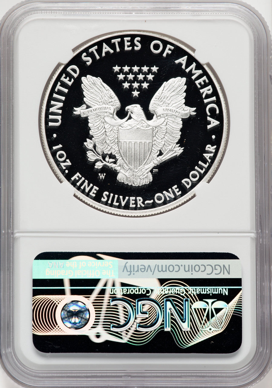 2015-W S$1 Silver Eagle Mike Castle NGC PF70
