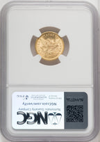 1873 $2.50 Open 3 CAC Liberty Quarter Eagle NGC MS64+