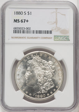 1880-S $1 Morgan Dollar NGC MS67+ (764045004)