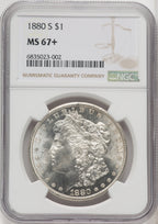 1880-S $1 Morgan Dollar NGC MS67+ (764045004)