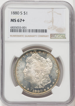 1880-S $1 Morgan Dollar NGC MS67+ (765813034)