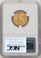 1910 $5 Indian Half Eagle NGC MS64+