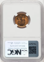 1939-S 1C RD Lincoln Cent NGC MS67+