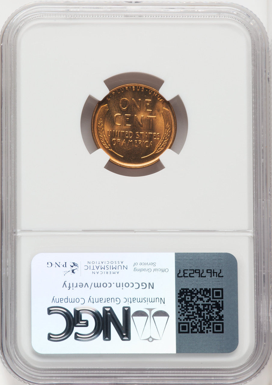 1939-S 1C RD Lincoln Cent NGC MS67+