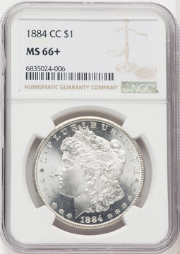 1884-CC $1 Morgan Dollar NGC MS66+ (759940038)