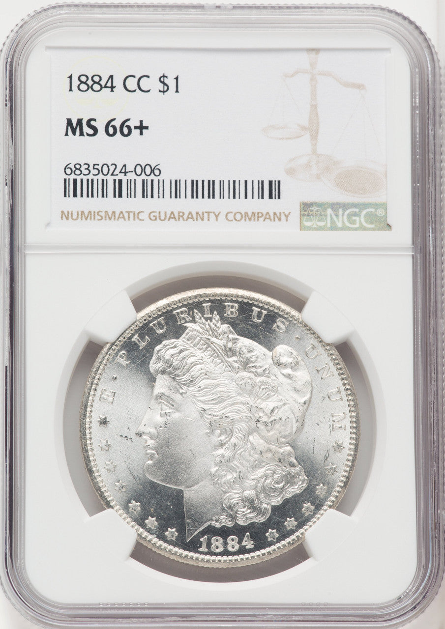 1884-CC $1 Morgan Dollar NGC MS66+ (759940038)