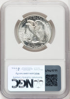 1938-D 50C Walking Liberty Half Dollar NGC MS66+ (766863002)