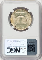 1960-D 50C FL Franklin Half Dollar NGC MS66