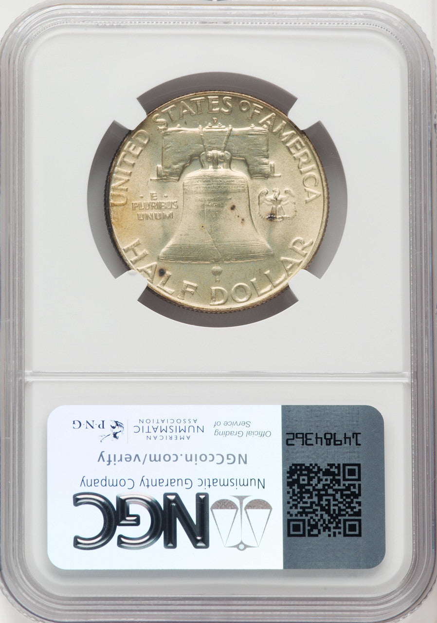 1960-D 50C FL Franklin Half Dollar NGC MS66